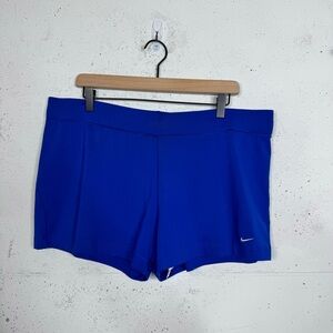 Nike Blue White Performance Swim Shorts Size Large 12/14